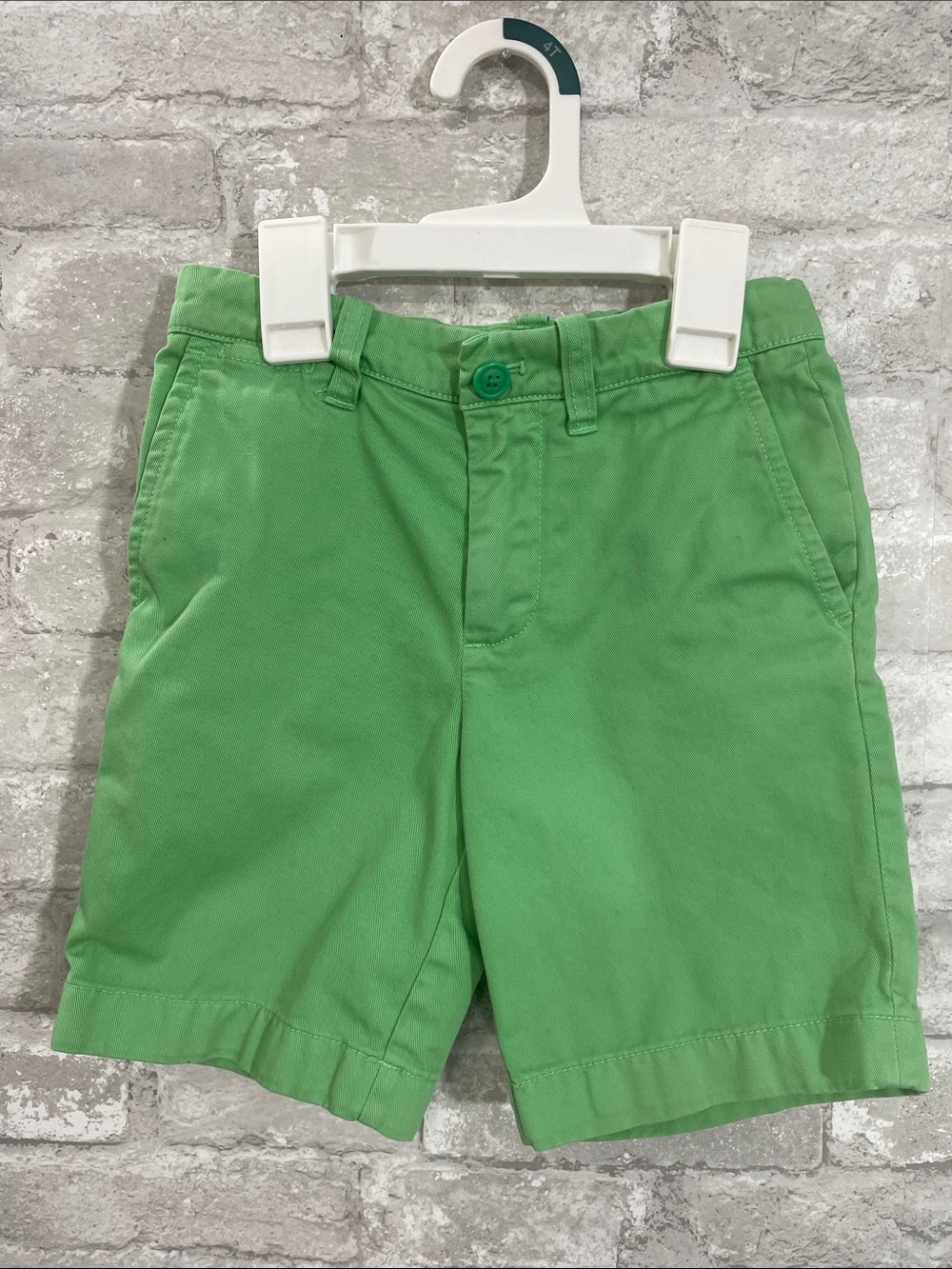 Crewcuts Bright Green Kids Chino Shorts